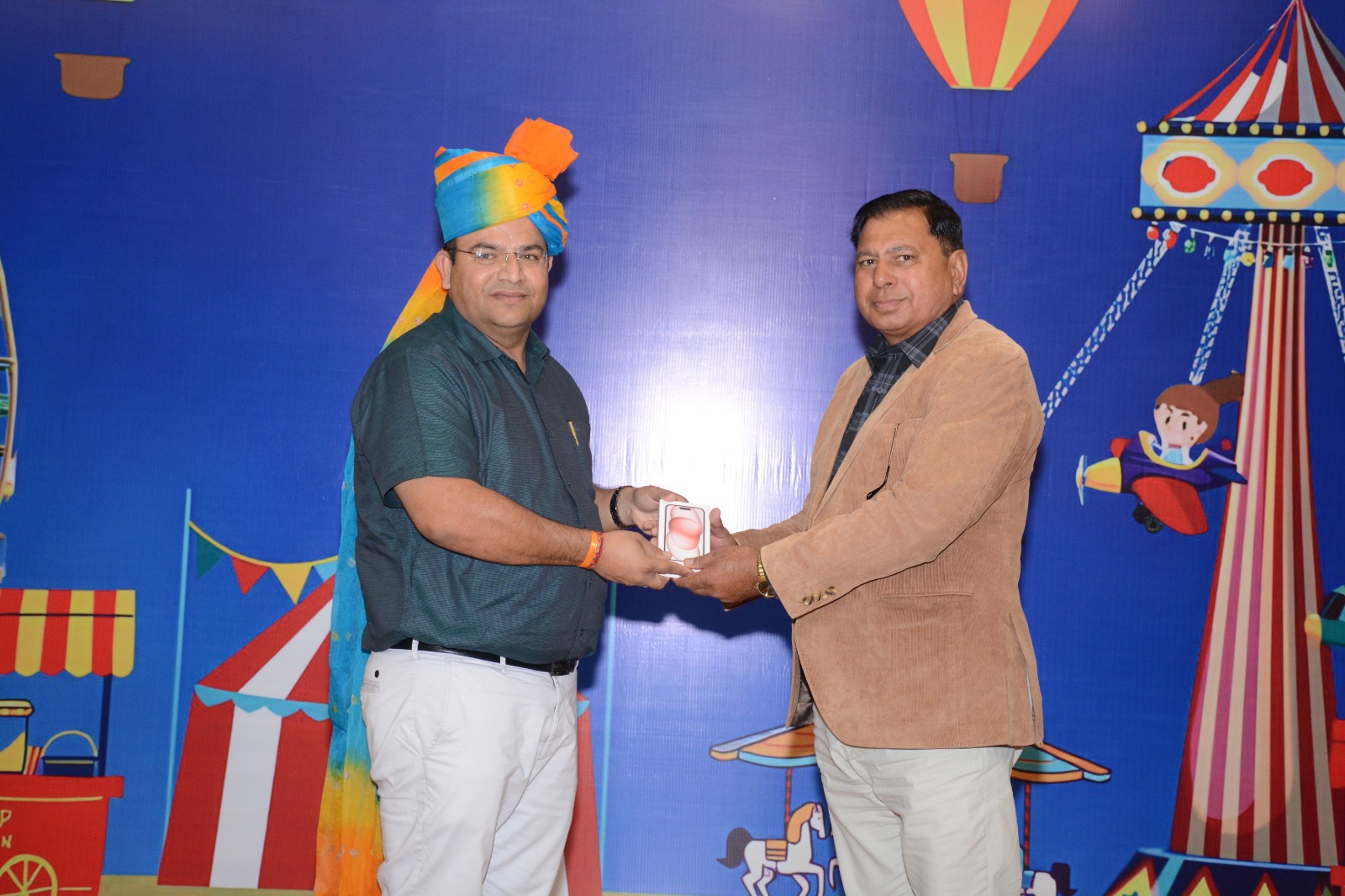 Award handover ceremony